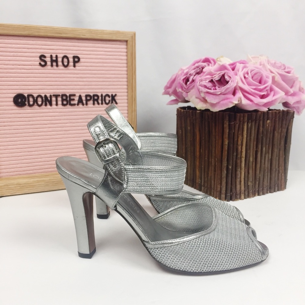 Vintage Louis Vuitton Silver Heels (Sz: 39.5) - Picture 3 of 8